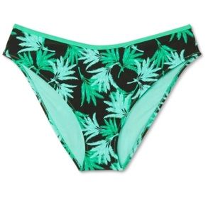 Fe Noel x Target Palm Print High Leg Cheeky Bikini BOTTOM. Never worn.